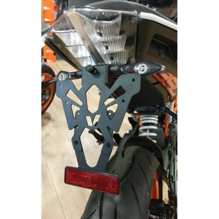 V PARTS C8-SPM002 : Portamatrículas KTM 125-200-390 DUKE negro