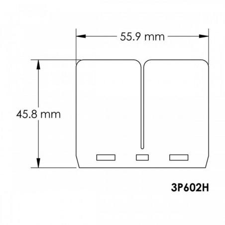 V-FORCE 3P602H : Láminas  de carbono para caja de láminas V-Force 3R