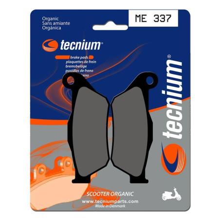 TECNIUM ME337 : Pastillas de freno Tecnium Scooter orgánicas ME337