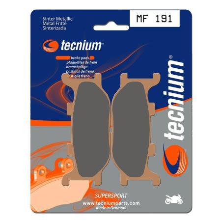TECNIUM MF191 : Pastillas de freno Tecnium MF191 Sinterizadas