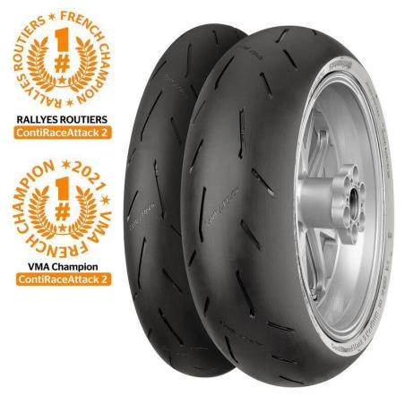 CONTINENTAL 02446540000 : Neumático CONTINENTAL CONTIRACEATTACK 2 MED 120/70 ZR 17 M/C 58W TL