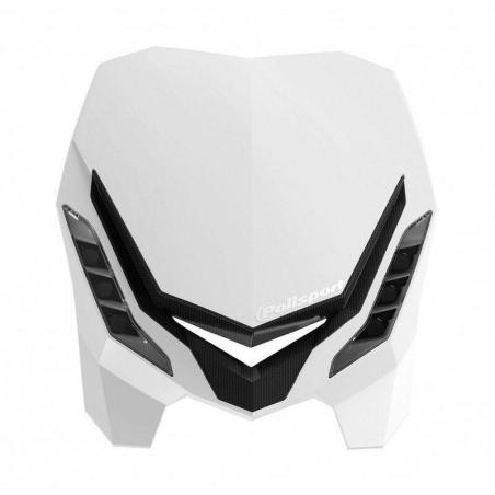POLISPORT 8670800001 : Careta con faro POLISPORT E-Blaze blanca