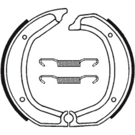 TECNIUM BA139 : Zapatas de freno Tecnium BA139