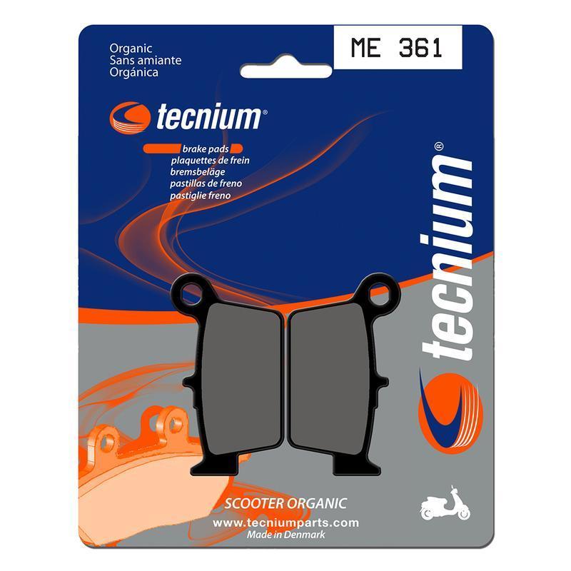 TECNIUM ME361 : Pastillas de freno Tecnium Scooter orgánicas ME361