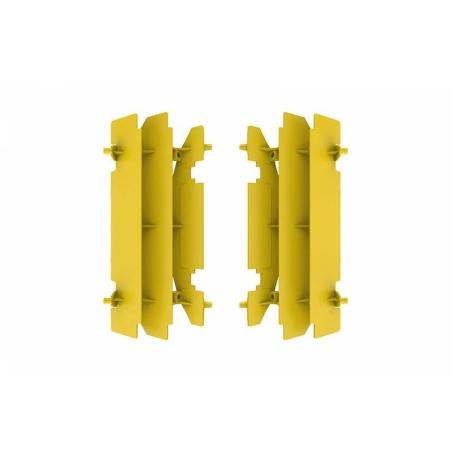 POLISPORT 8466100002 : Aletines de radiador Polisport SUZUKI Amarillo