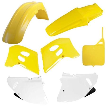 POLISPORT 91344 : Kit plástica POLISPORT color original - Suzuki RM 125 (93-95)