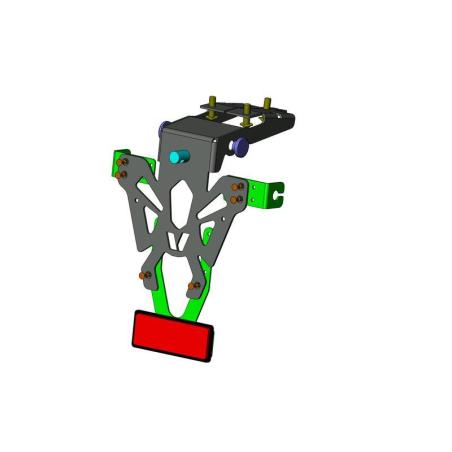 V PARTS C8-SPH024 : Portamatrículas Honda CB650F negro