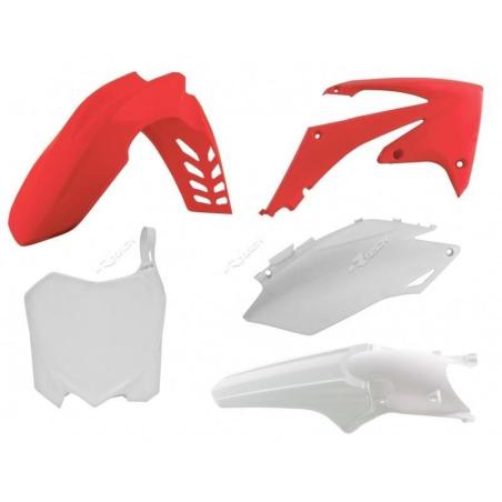 RACETECH R-KITCRF-OEM-516 : Kit plastica RACETECH OEM Color Rojo/blanco Honda CRF250R / 450R