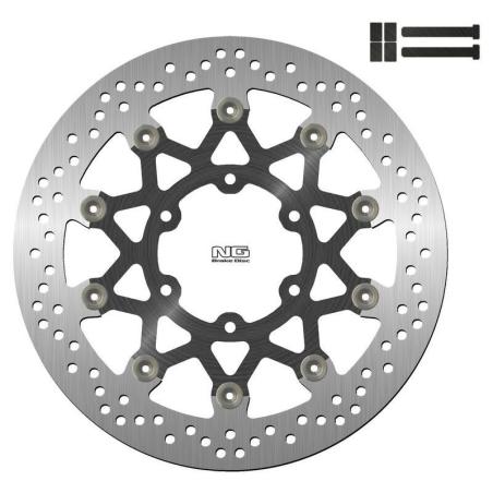 NG BRAKE DISC 1642GK32 : Kit disco de freno sobredimensionado NG BRAKES redondo flotante