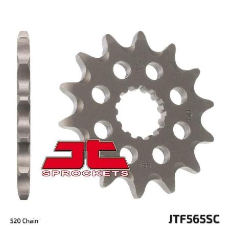 JT SPROCKETS JTF565.12SC : Piñón JT 565SC autolimpiable de acero com 12 dientes