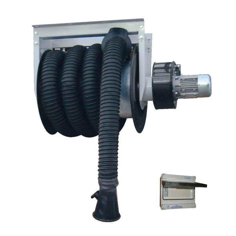 FILCAR D24288 : Extractor de gases automático con ventilador integrado FILCAR 7m