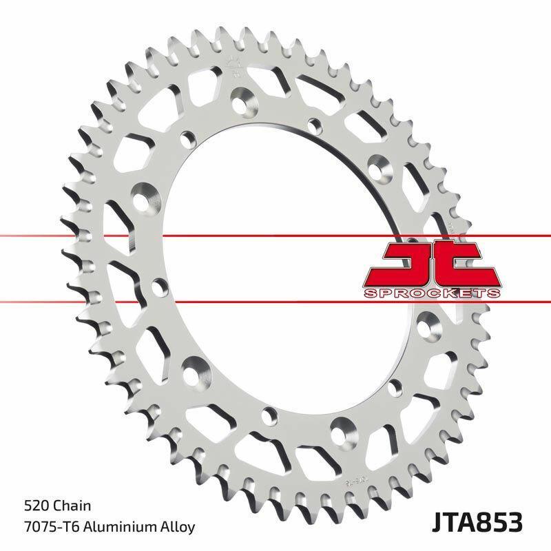 JT SPROCKETS JTA853.49BLK : Corona JT Aluminio negro JT 853 con 49 dientes