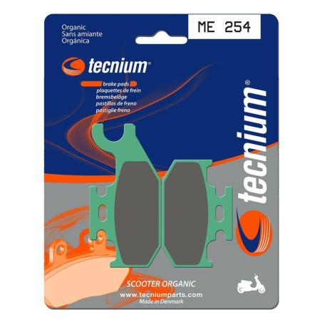 TECNIUM ME254 : Pastillas de freno Tecnium Scooter orgánicas ME254