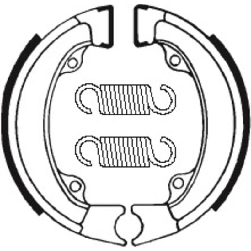 TECNIUM BA143 : Zapatas de freno Tecnium BA143