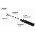 EXPERT E100107 : Llave dinamométrica EXPERT 1/2'' 20-100nm