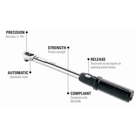 EXPERT E100107 : Llave dinamométrica EXPERT 1/2'' 20-100nm