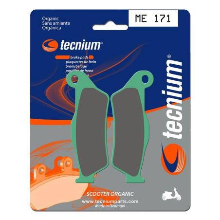 TECNIUM ME171 : Pastillas de freno Tecnium Scooter orgánicas ME171
