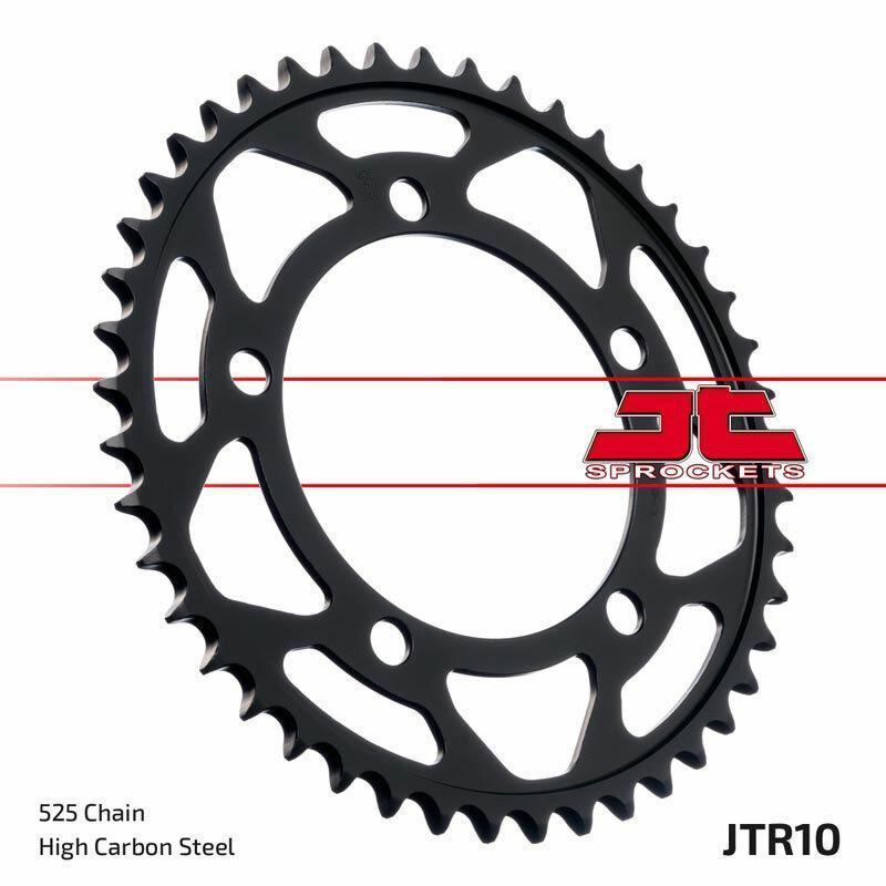 JT SPROCKETS JTR10.44 : Corona JT 10 de acero con 44 dientes