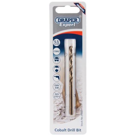 DRAPER 39227 : Broca Ø5,5mm HSS cobalto DRAPER