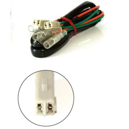 BIHR A19-10020 : Cables conexión intermitentes Honda/Kawasaki tipo origen Largo: 350 mm