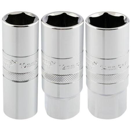 DRAPER 16784 : Juego de 3 vasos para bujias 1/2'' DRAPER