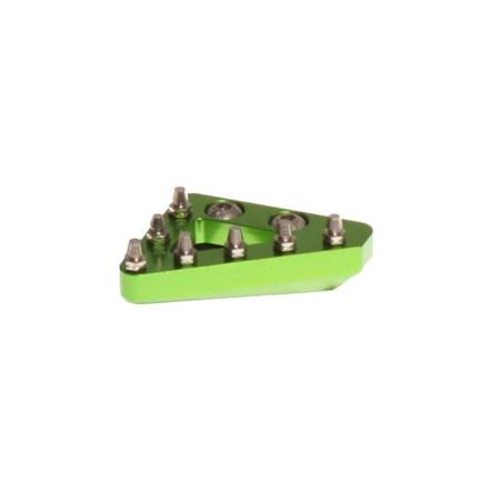 RFX FXRB9010199GN : Puntera de pedal de freno trasero macizo CNC RFX Pro de repuesto (verde)