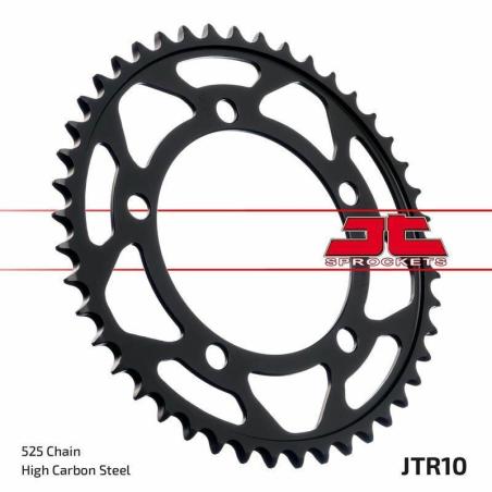 JT SPROCKETS JTR10.45 : Corona JT 10 de acero con 45 dientes