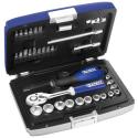 EXPERT E194672 : Kit vasos & llaves carraca 1/4'' EXPERT