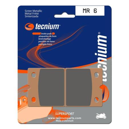 TECNIUM MR6 : Pastillas de freno Tecnium MR6 Sinterizadas