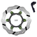 NG BRAKE DISC 1154XBHK26 : Kit disco de freno sobredimensionado NG BRAKES ondulado flotante