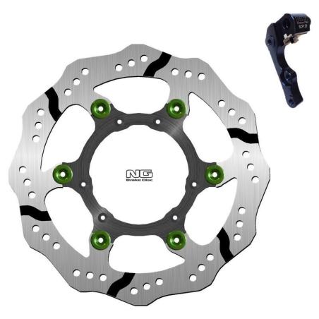 NG BRAKE DISC 1154XBHK26 : Kit disco de freno sobredimensionado NG BRAKES ondulado flotante