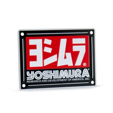YOSHIMURA US RS4-NB001 : Placa con logo Yoshimura para Silencioso RS-4