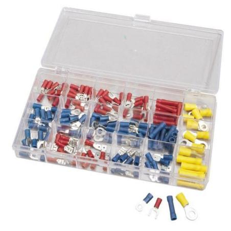 DRAPER 18160 : Terminales de cable DRAPER maleta 150uds