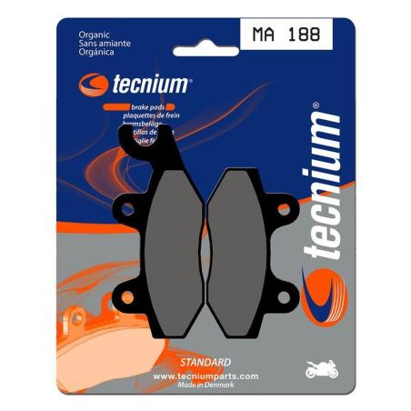 TECNIUM MA188 : Pastillas de freno Tecnium MA188 Orgánicas