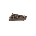 RFX FXRB9010199H2 : Puntera de pedal de freno trasero macizo CNC RFX Pro de repuesto (gris titanio)