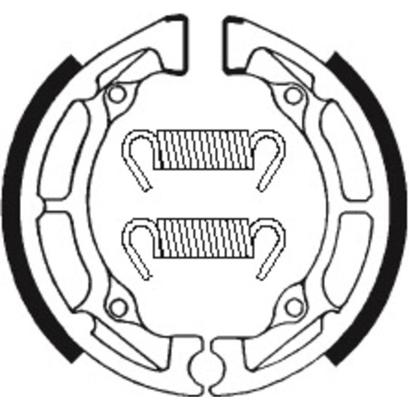 TECNIUM BA020 : Zapatas de freno Tecnium BA020
