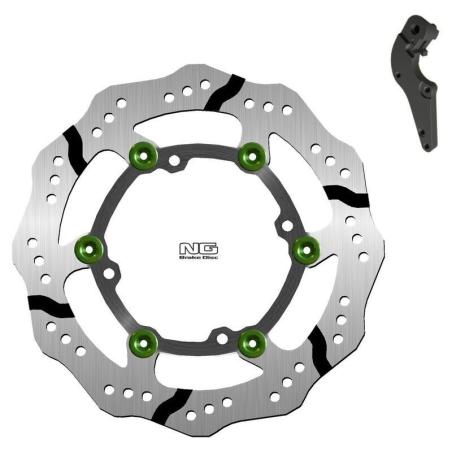 NG BRAKE DISC 1325XBHK17 : Kit disco de freno sobredimensionado NG BRAKES ondulado flotante