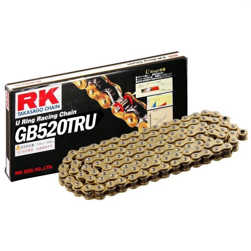 RK GB520TRU-120 : Cadena RK GB520TRU con 120 eslabones oro