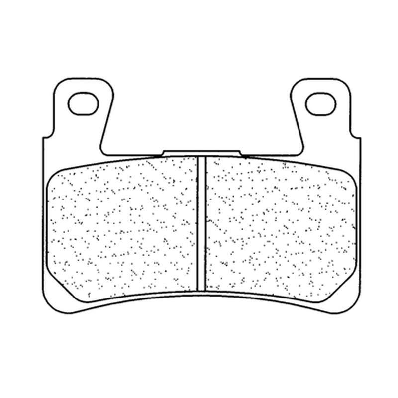 CL BRAKES 2711C60 : Juego de pastillas sinterizadas CL BRAKES (2711C60)