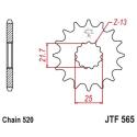 JT SPROCKETS JTF565.14 : Piñon JT 565 acero 14 dientes