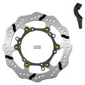 NG BRAKE DISC 1254XBHK16 : Kit disco de freno sobredimensionado NG BRAKES ondulado flotante