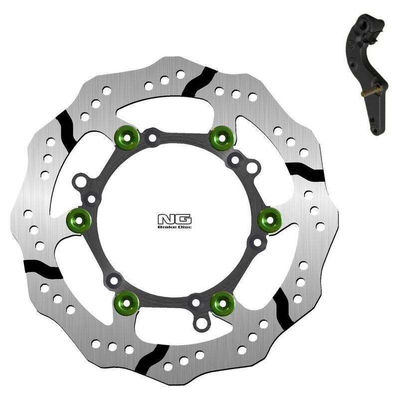 NG BRAKE DISC 1254XBHK16 : Kit disco de freno sobredimensionado NG BRAKES ondulado flotante