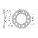 AFAM 17404-42 : Corona AFAM aluminio 17404 - Paso 520