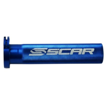 SCAR TT102 : Tubo del acelerador Scar Aluminio-azul