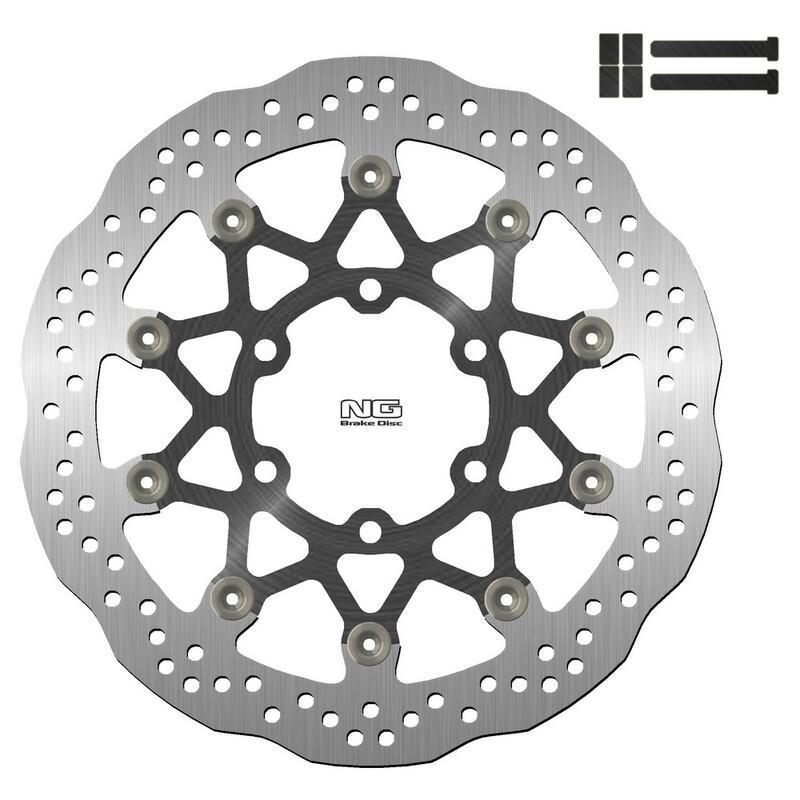NG BRAKE DISC 1642XGK32 : Kit disco de freno sobredimensionado NG BRAKES ondulado flotante