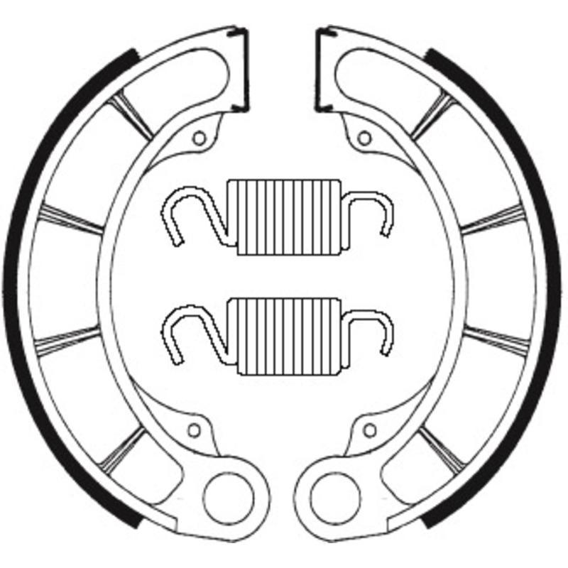 TECNIUM BA198 : Zapatas de freno Tecnium BA198