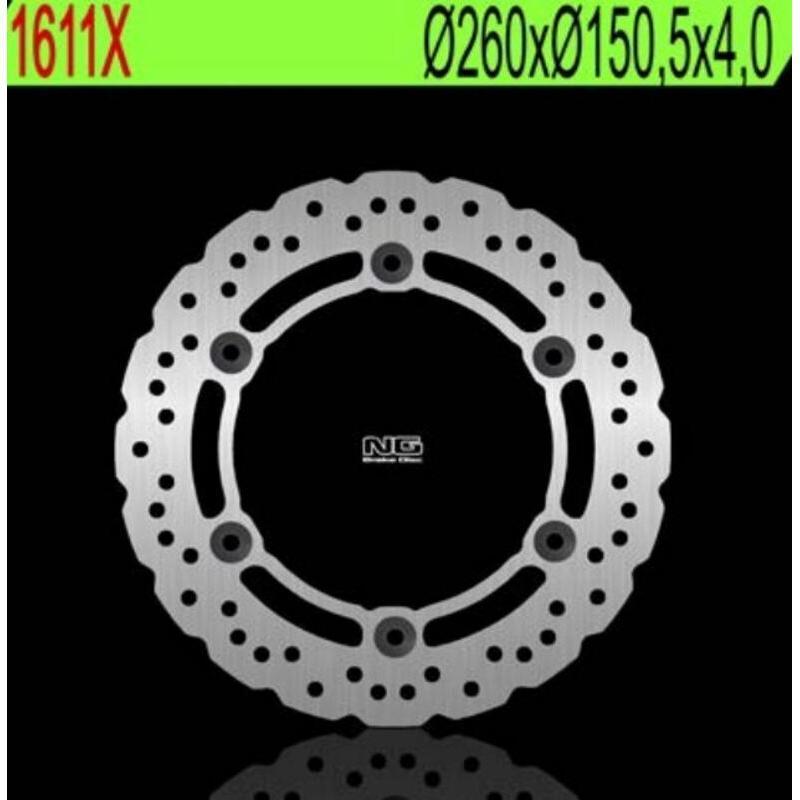NG BRAKE DISC 1611X : Disco de freno NG BRAKES ondulado fijo
