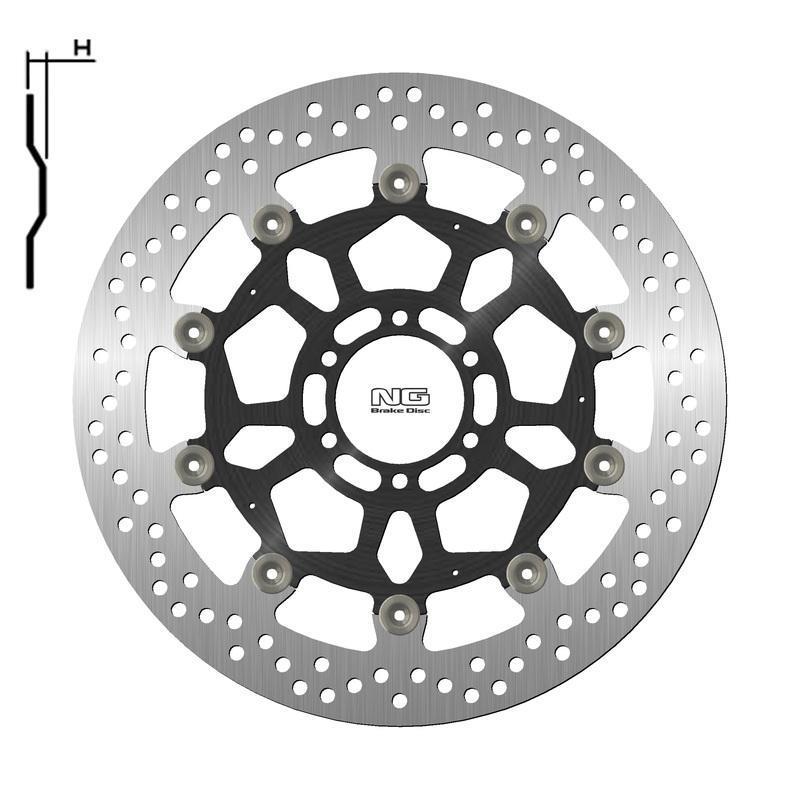 NG BRAKE DISC 1790G : Disco de freno NG BRAKES redondo flotante