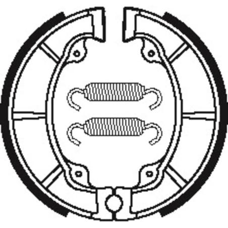 TECNIUM BA040 : Zapatas de freno Tecnium BA040