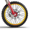 HAAN WHEELS 155006/2/6/3/3 : Rueda delantera completa HAAN WHEELS 17x3,50x36T